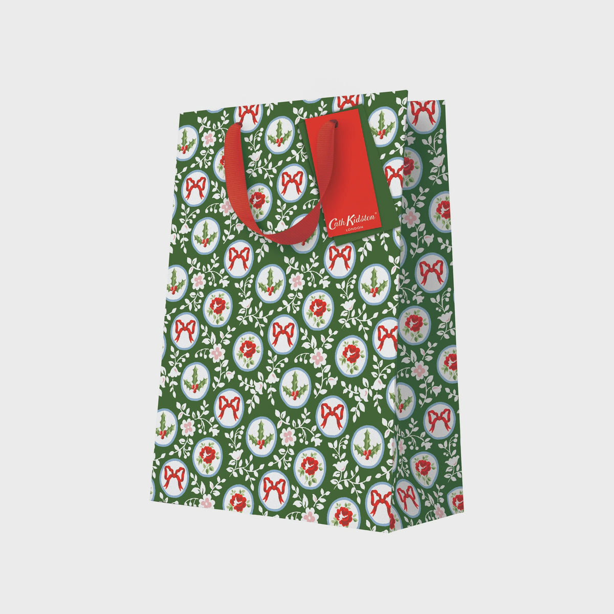 Cath Kidston Gift Bag - Holly &amp; Roses Large