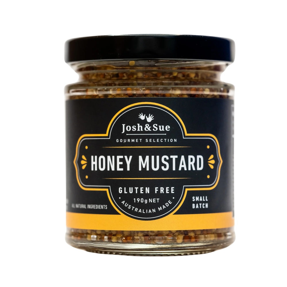 Josh and Sue Seeded Honey Mustard 190g