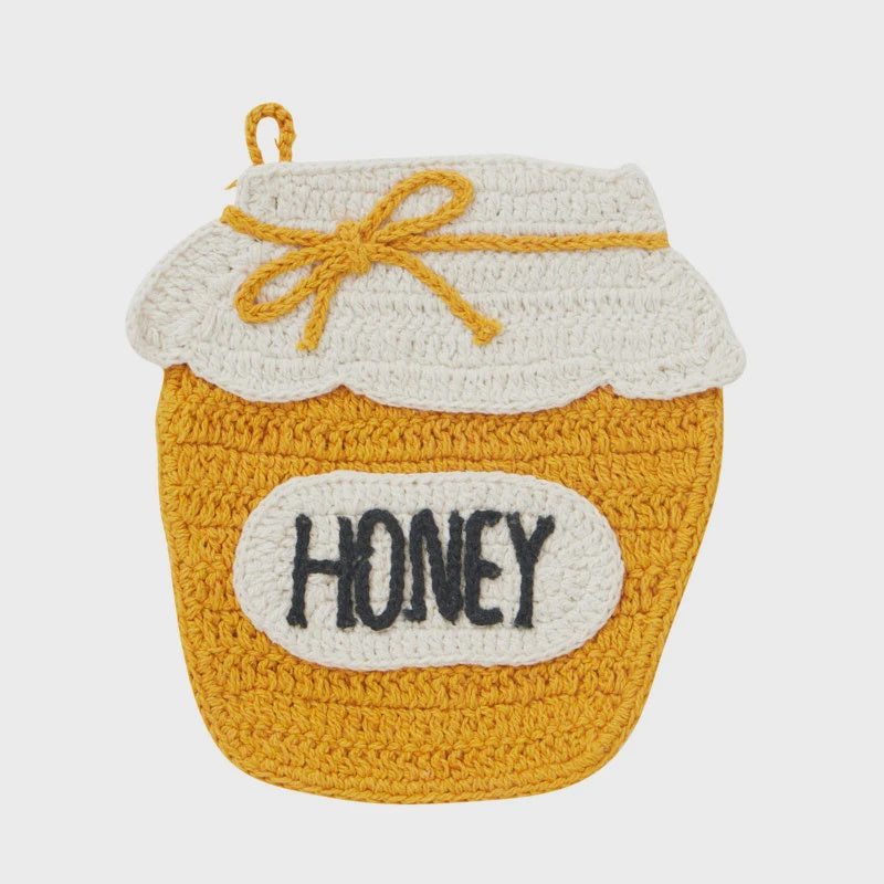 Honey Pot Cotton Knit Pot Holder