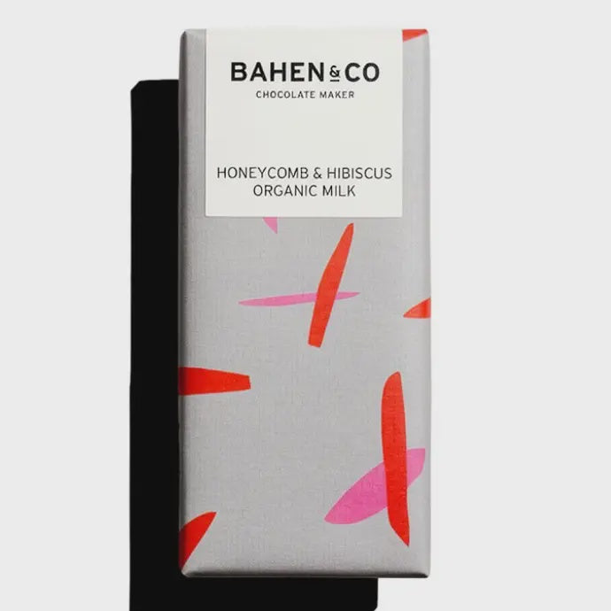 Honeycomb &amp; Hibiscus Organic Milk Chocolate