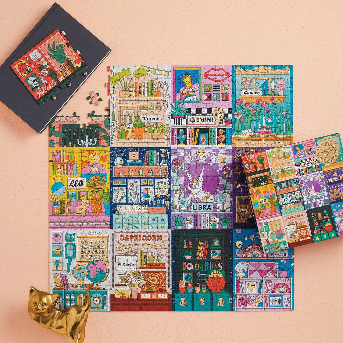 House Of Astrology Foil Puzzle 500 Pieces
