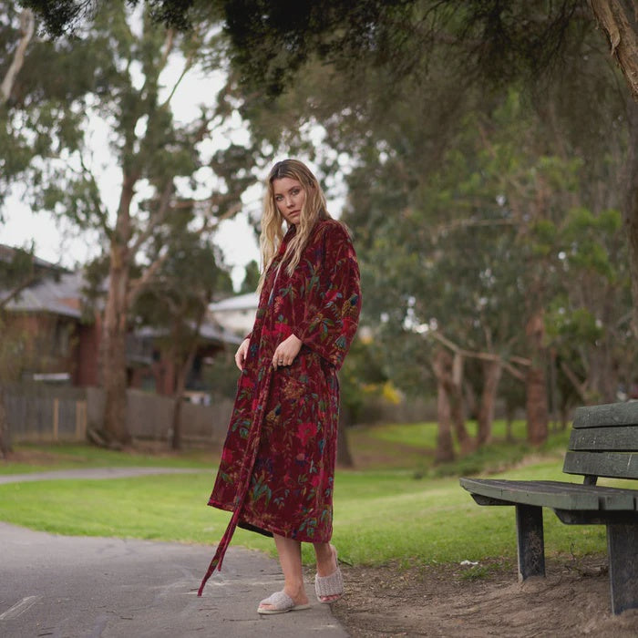 Sophisticated Splendour Velvet Kimono Robe