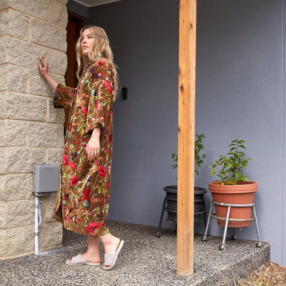 Velveteen Dreams Velvet Kimono Robe