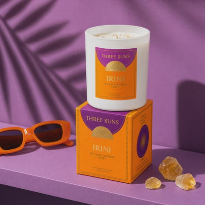 IRINI - Peace | Nectarine Blossom + Honey Crystal Candle