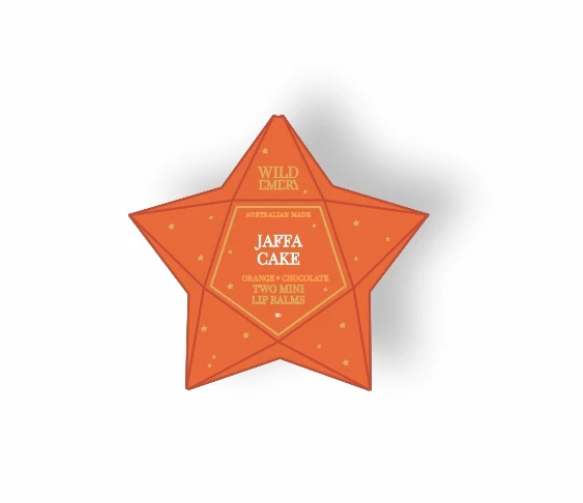 Jaffa Cake Mini Lip Balm Duo Star Bauble