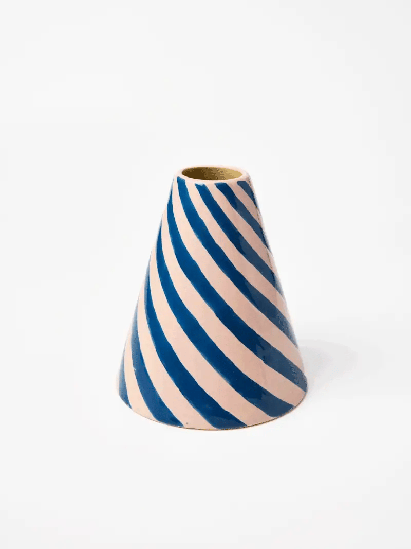 Jester Vase - Blueberry Swirl