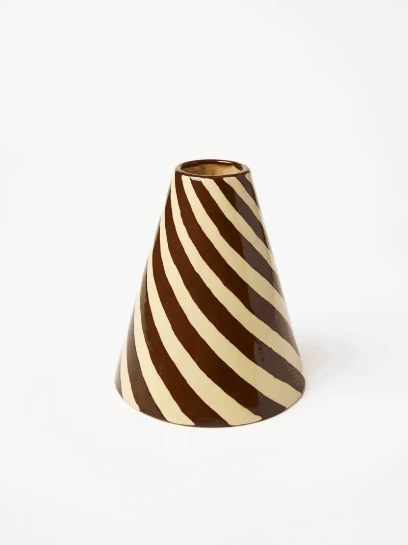 Jester Vase - Chocolate Swirl