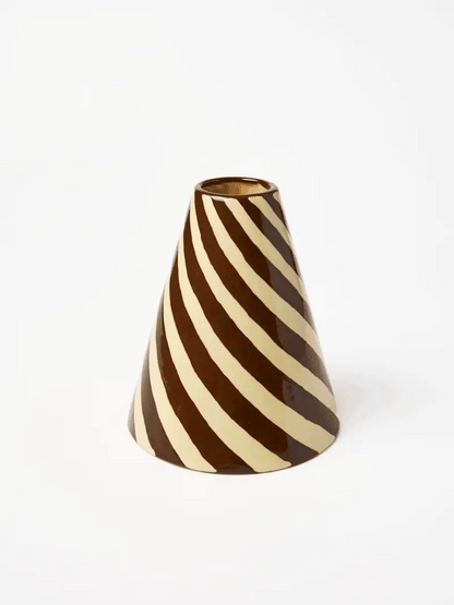 Jester Vase - Chocolate Swirl