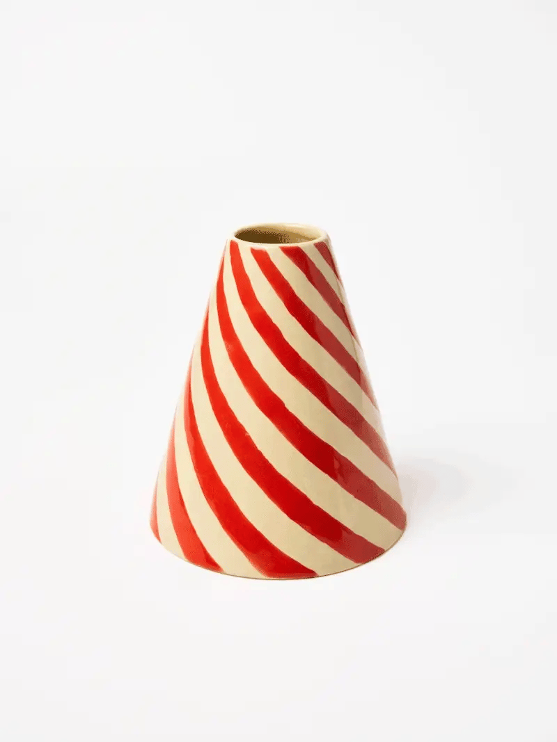 Jester Vase - Raspberry Swirl