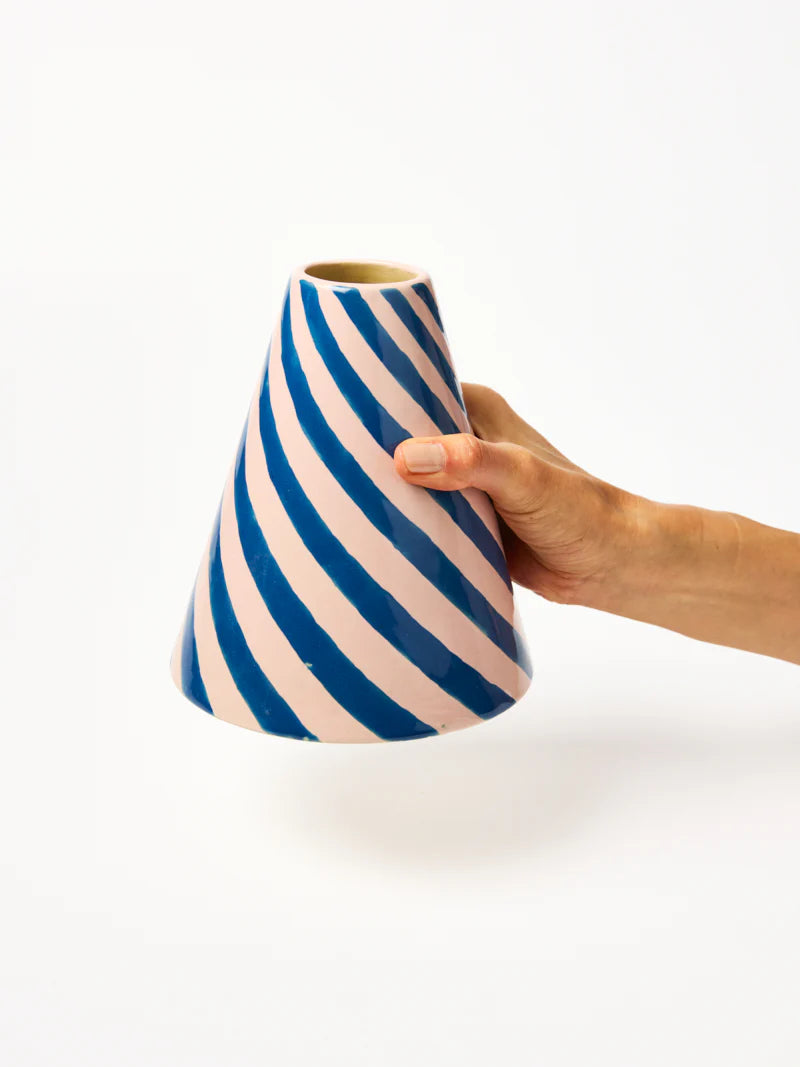 Jester Vase - Blueberry Swirl