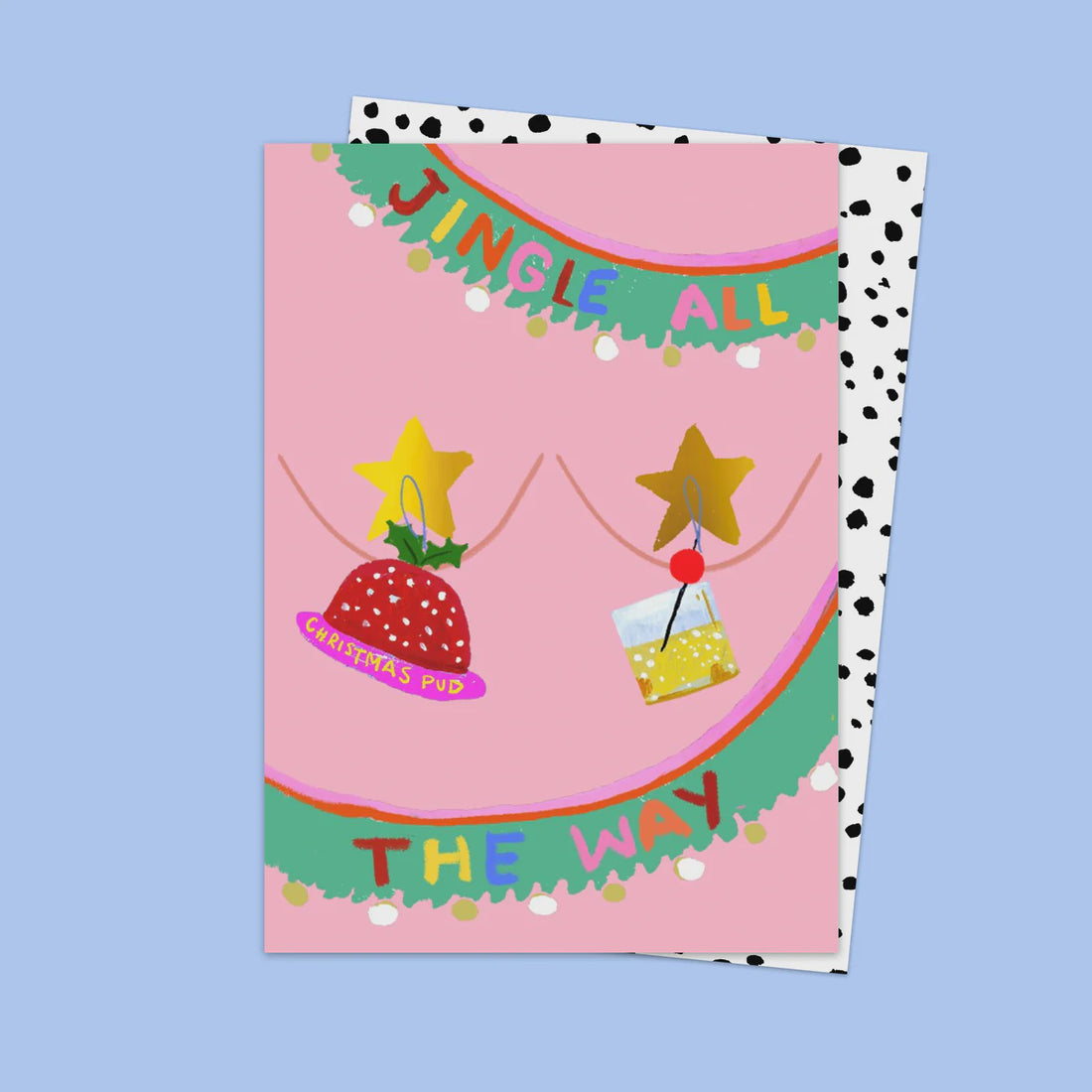 Jingle All The Way Christmas Greeting Card