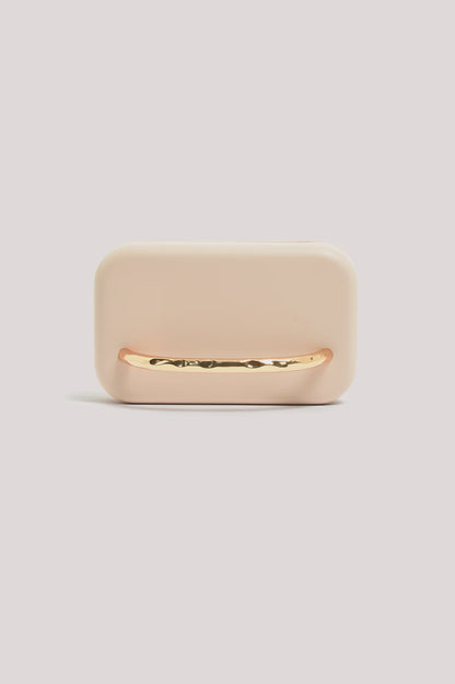 Jordan Bar Detail Event Clutch - Stone