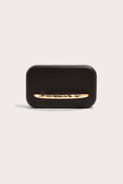 Jordan Bar Detail Event Clutch - Chocolate