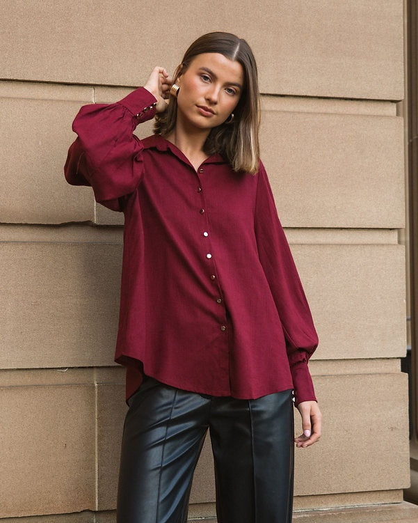 Josie Cuffed Shirt