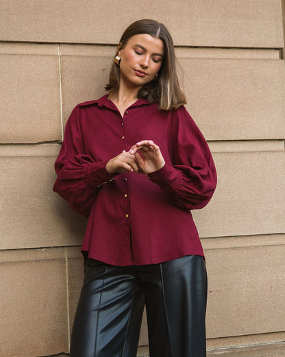 Josie Cuffed Shirt