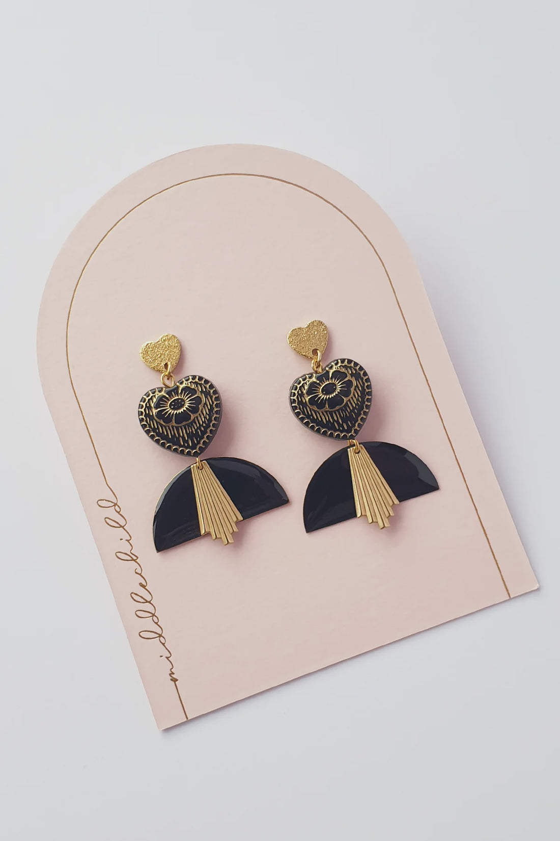 Kahlo Earrings - Black