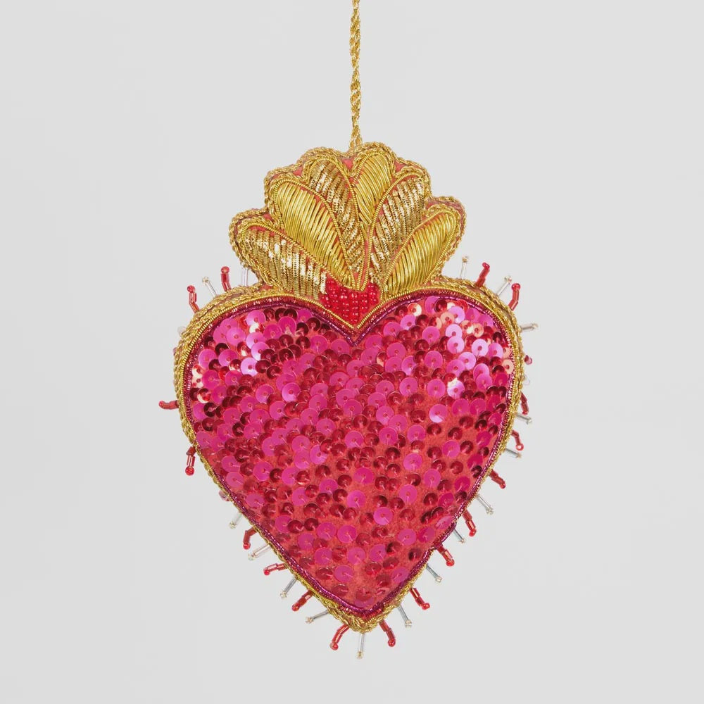 La Dolce Vita Sacred Heart Christmas Decoration