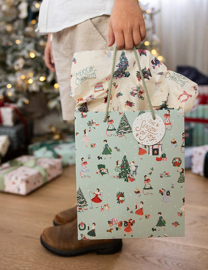 Medium Gift Bags - Christmas Ladies