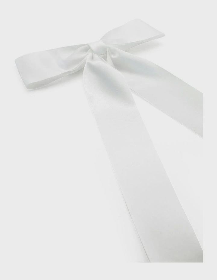 Lala Hair Bow - White
