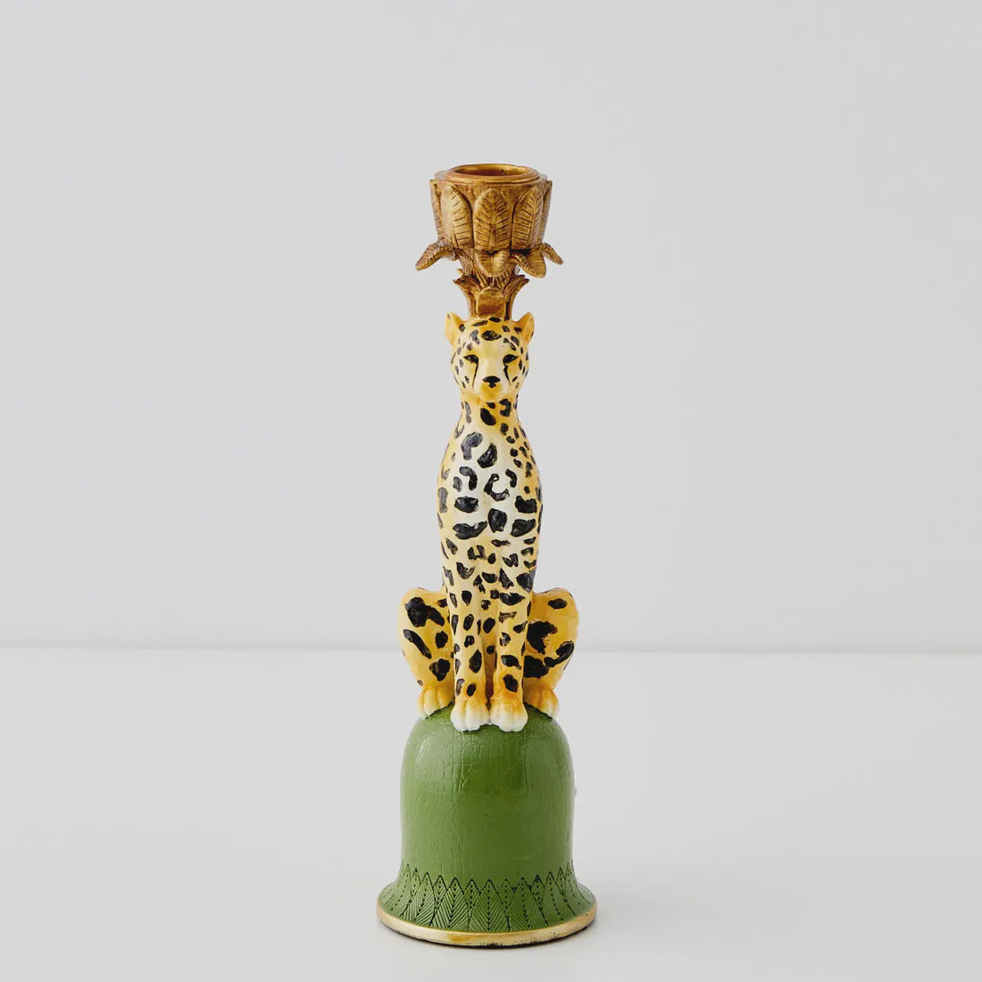 Leo Leopard Candle Holder