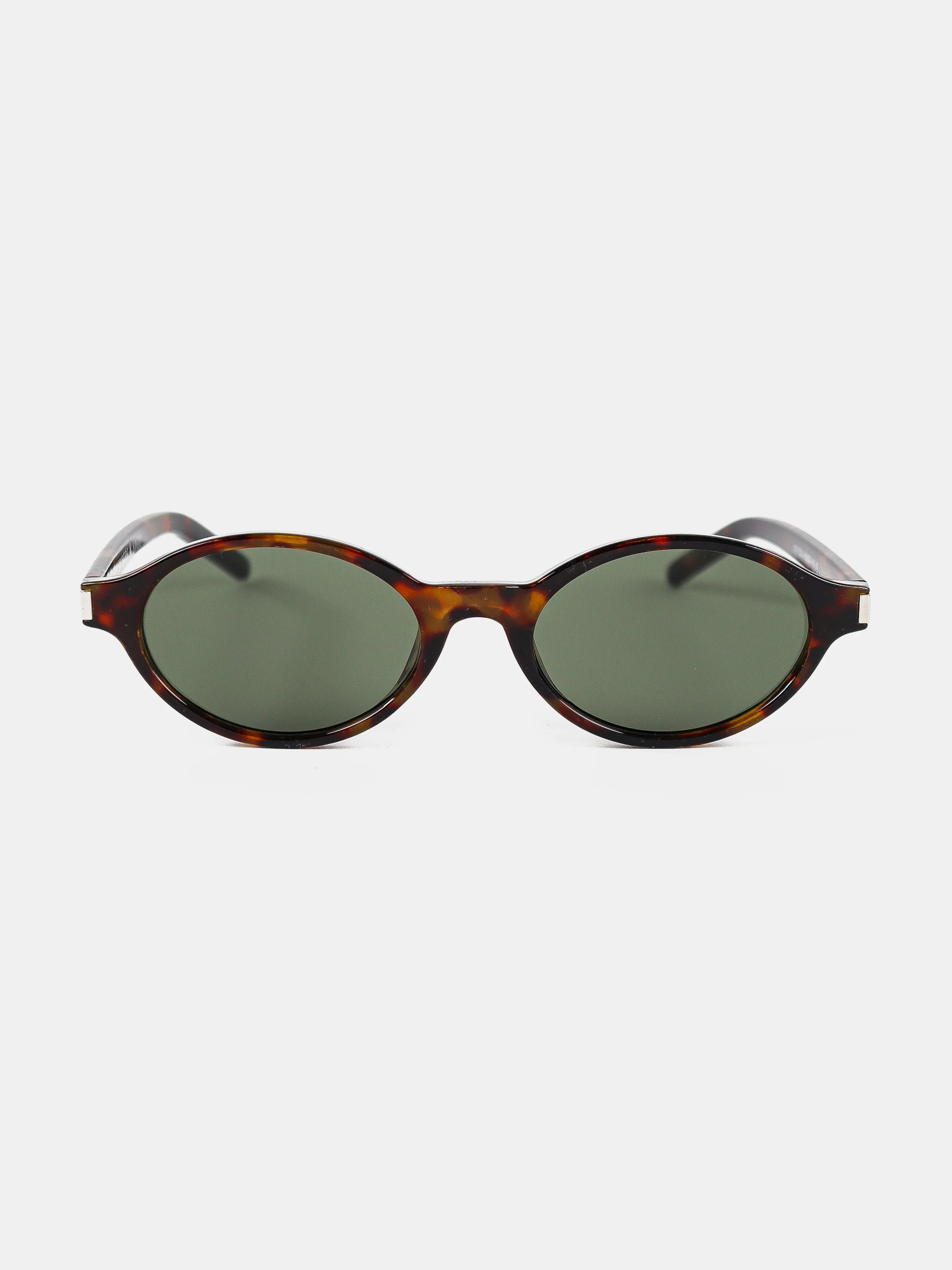 L&amp;S Lexi Oval Sunglasses in Tortoise