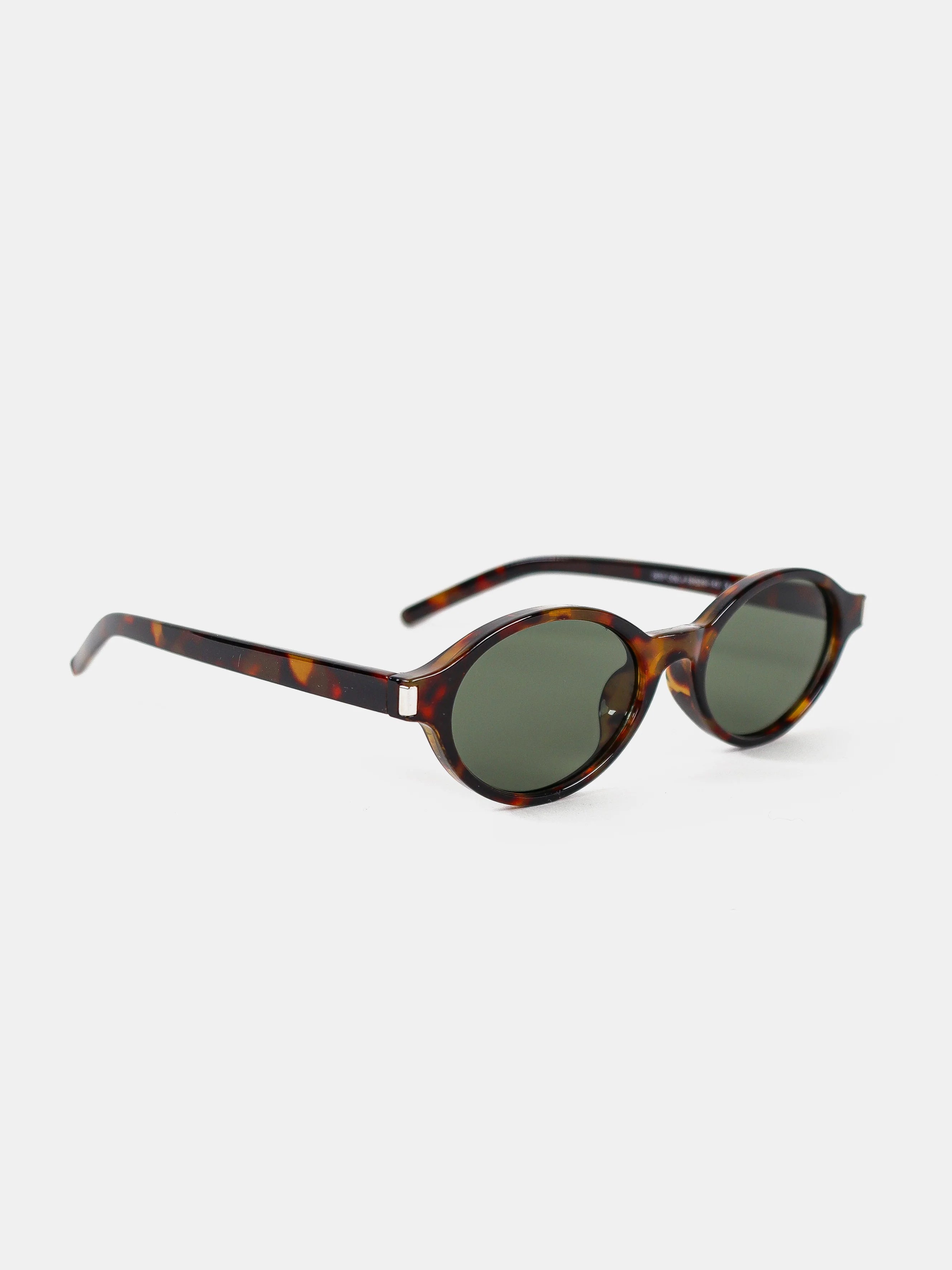 L&amp;S Lexi Oval Sunglasses in Tortoise