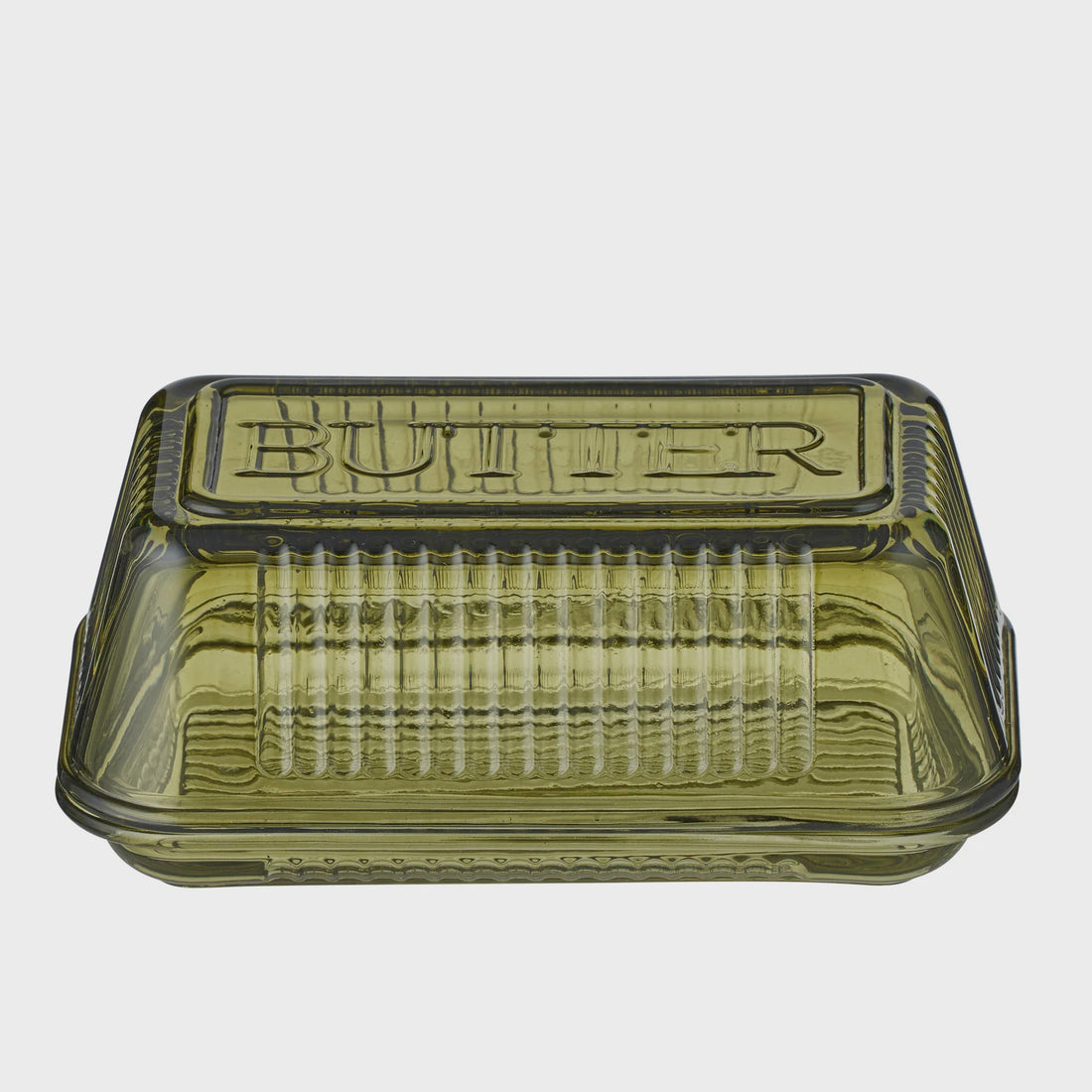Lia Glass Butter Dish