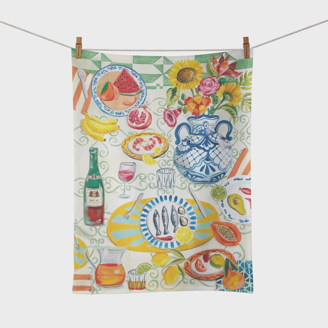 Life In Colour Tea Towel