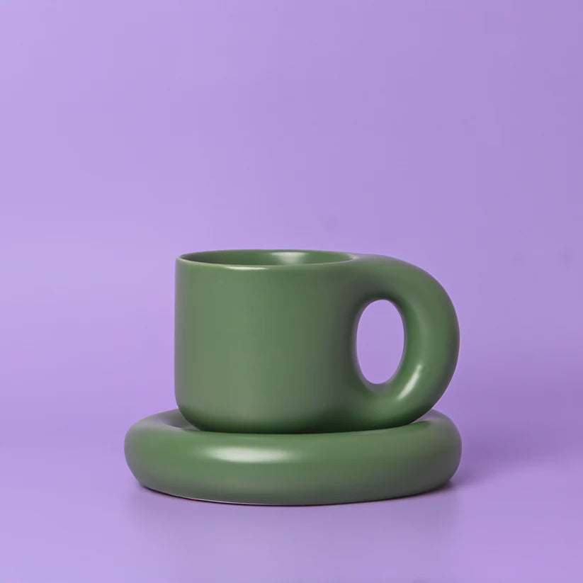 Lola Chubby Mug - Dark Green