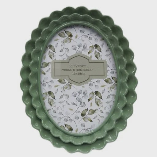 Lottie Petal Frame - Sage 5x7