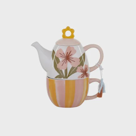 Lulu Ceramic Tea Set For 1