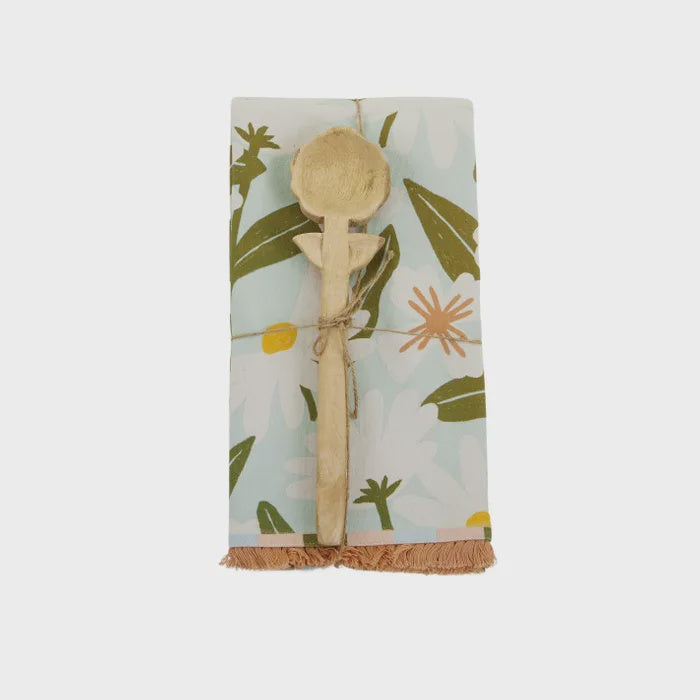Lulu Tea Towel &amp; Spoon Set