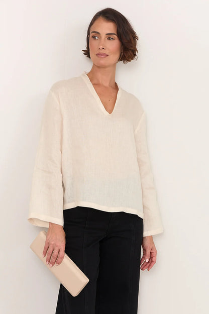 Mali Long Event Clutch - Stone