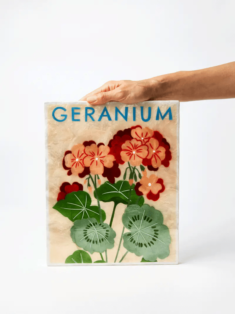 Market Wall Art - Geranium