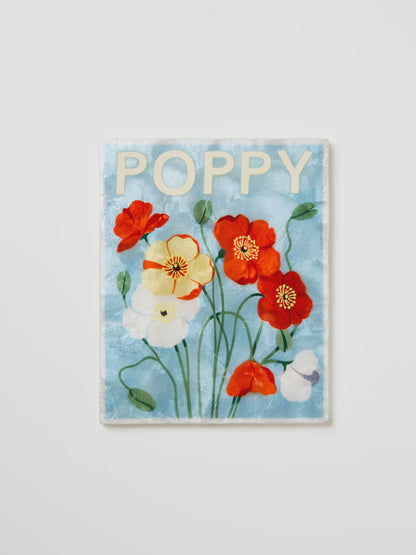 Market Wall Art - Poppy