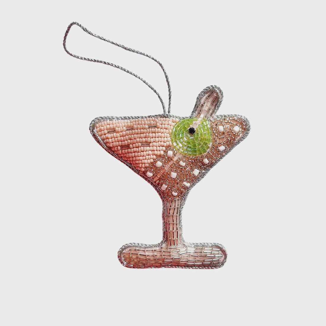 Martini Cocktail Christmas Decoration