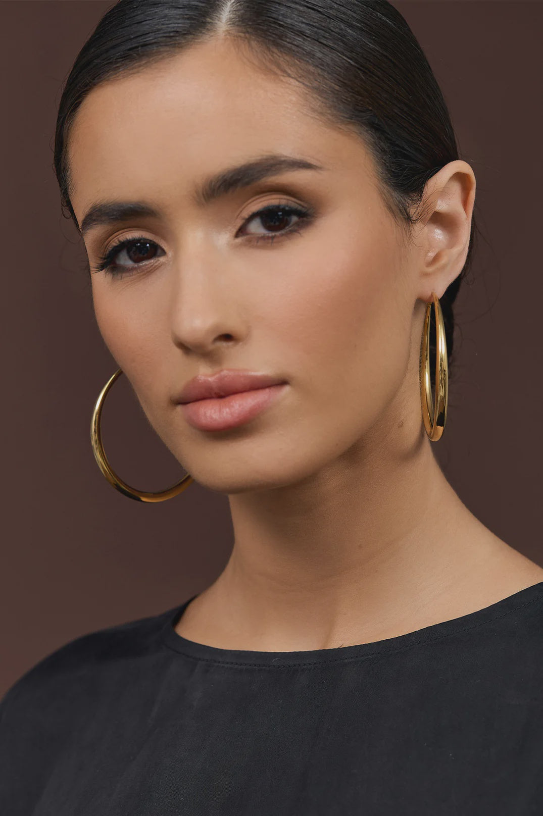 Maxi Graduated Hoop Earrings