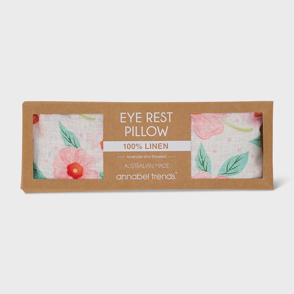 Linen Eye Rest Pillow - Meadow Blush