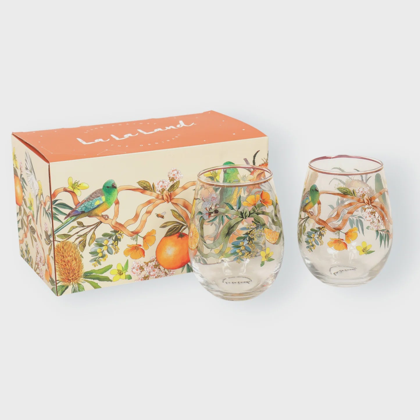 Glass Tumbler Set - Golden Hour