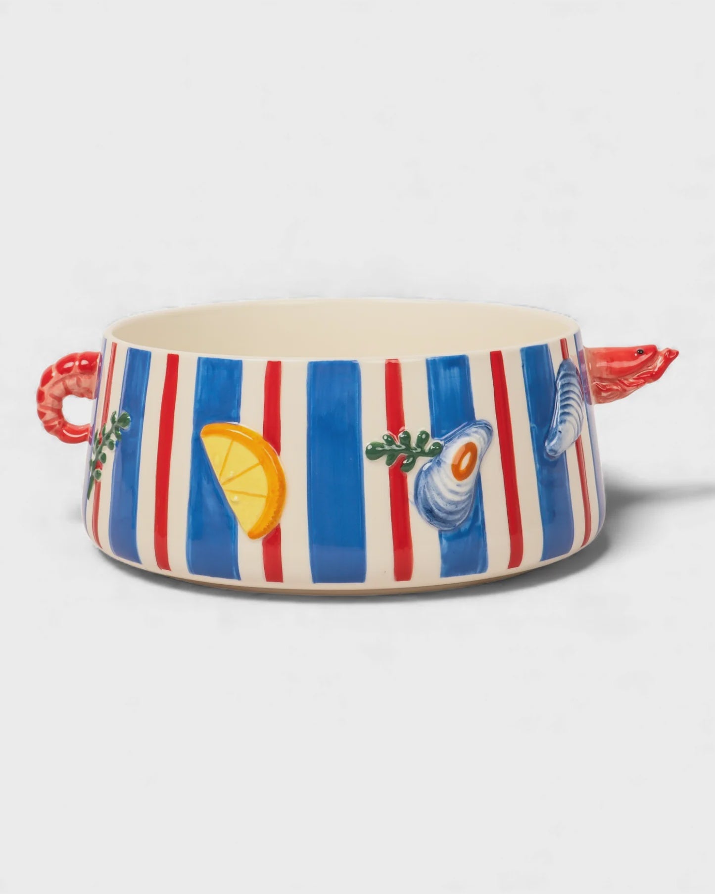 Seaview Stoneware Prawn Pot