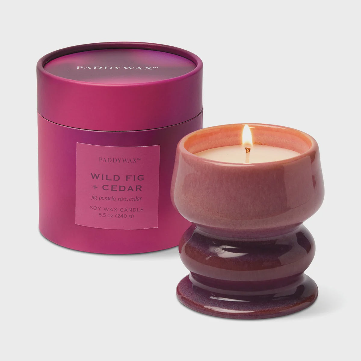 Melt Ceramic Candle - Wild Fig &amp; Cedar