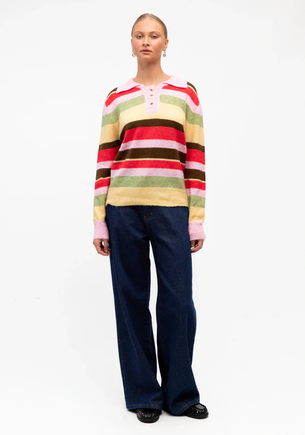 Meredith Stripe Knit Sweater