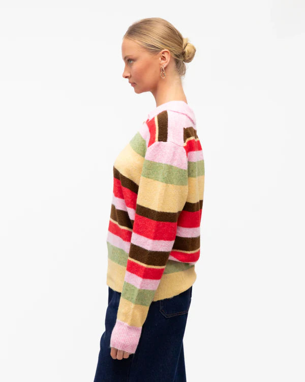 Meredith Stripe Knit Sweater