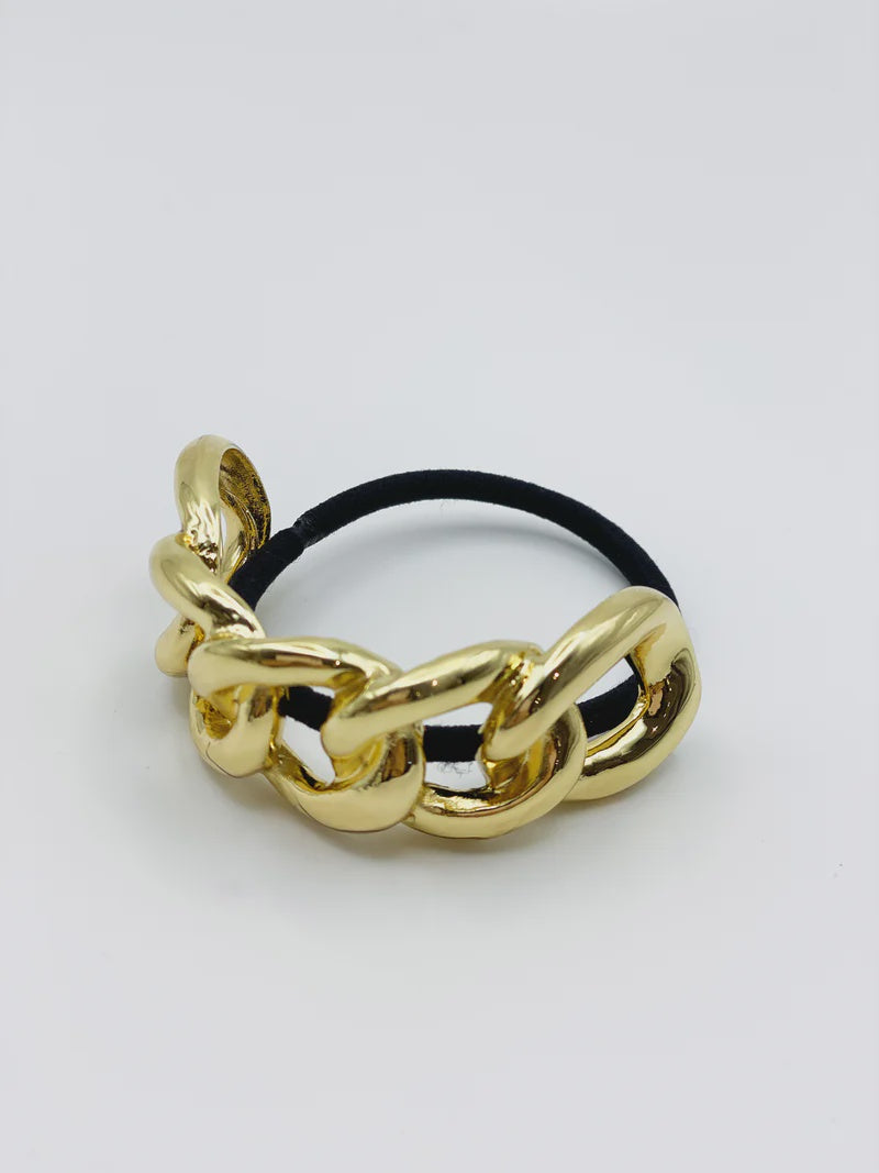 Metal Chain Hair Tie Cuff