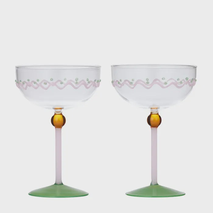 Mexicola Coupe Glasses - Set of 2
