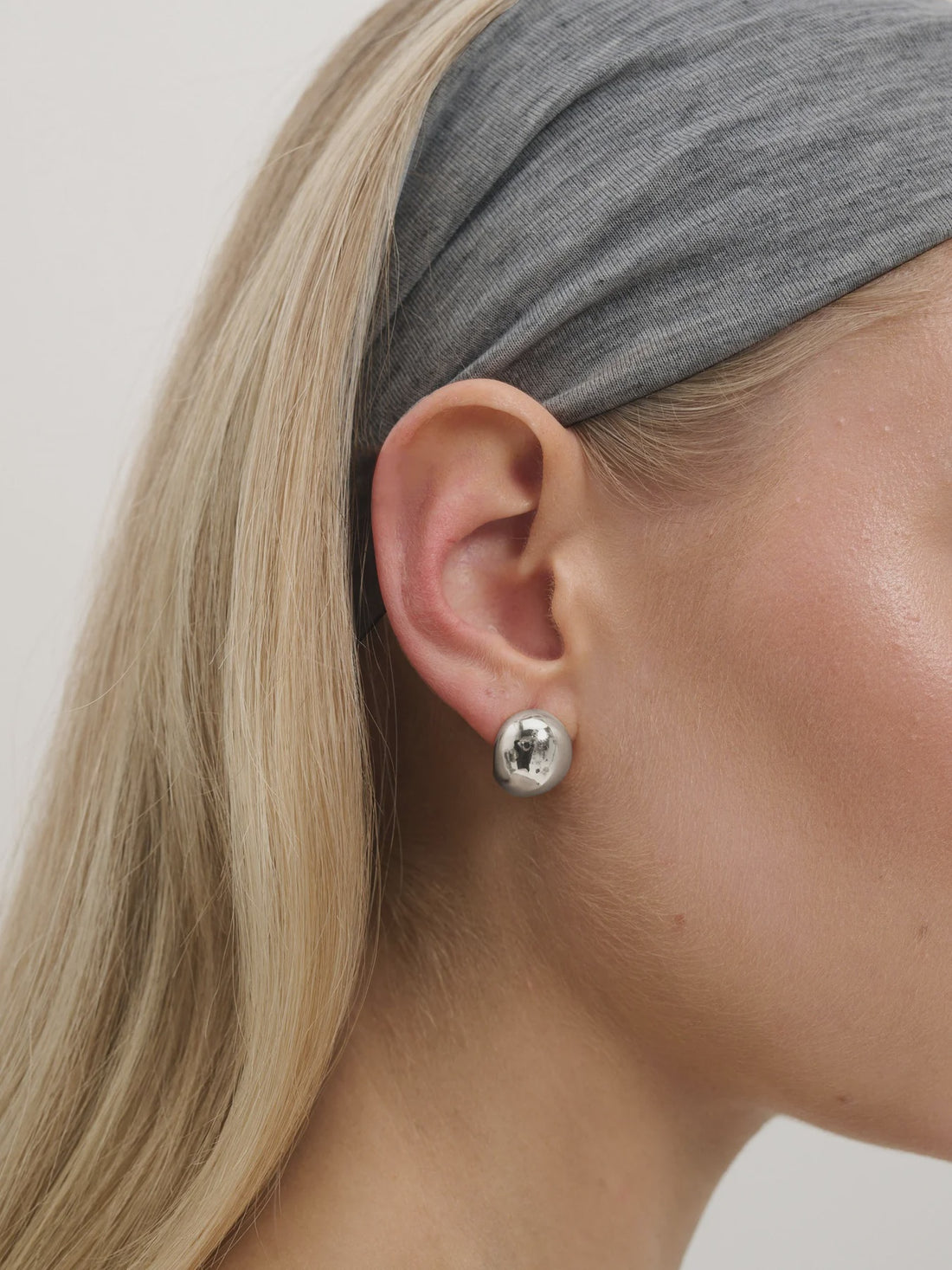 Mini Droplet Silver Earrings