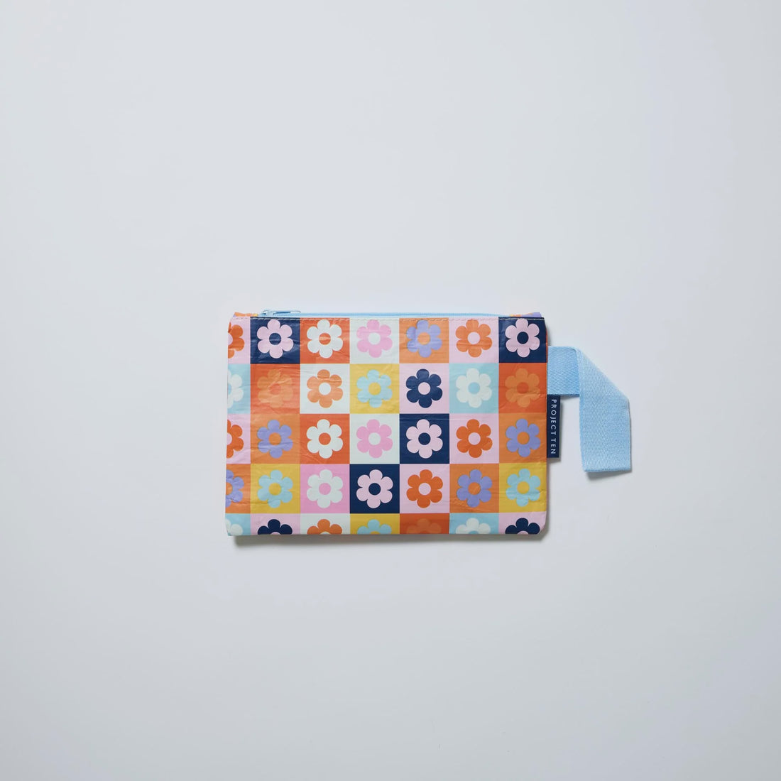 Mini Zip Pouch - Square Garden