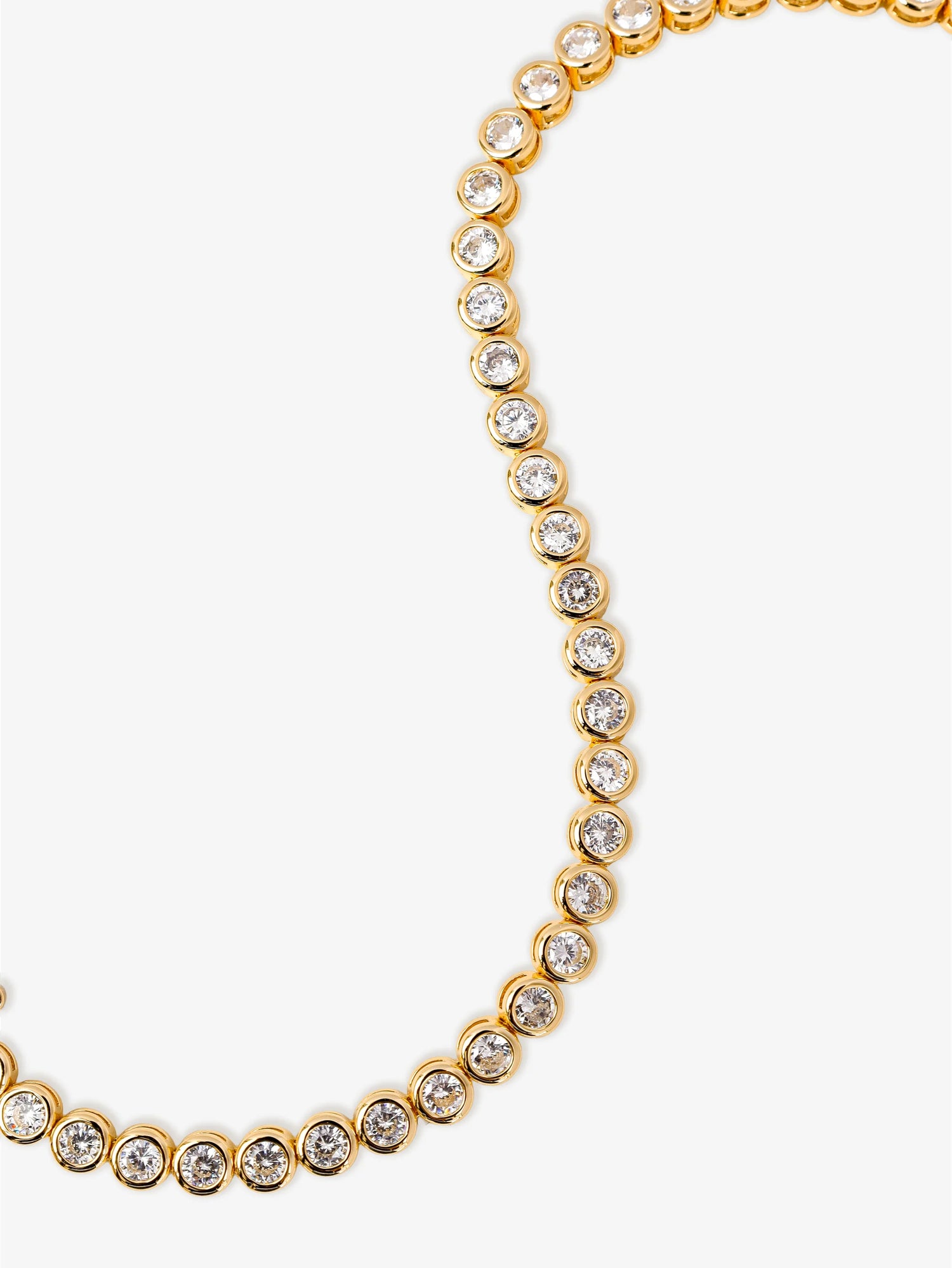 Mona 18K Gold Plated Tennis Bracelet
