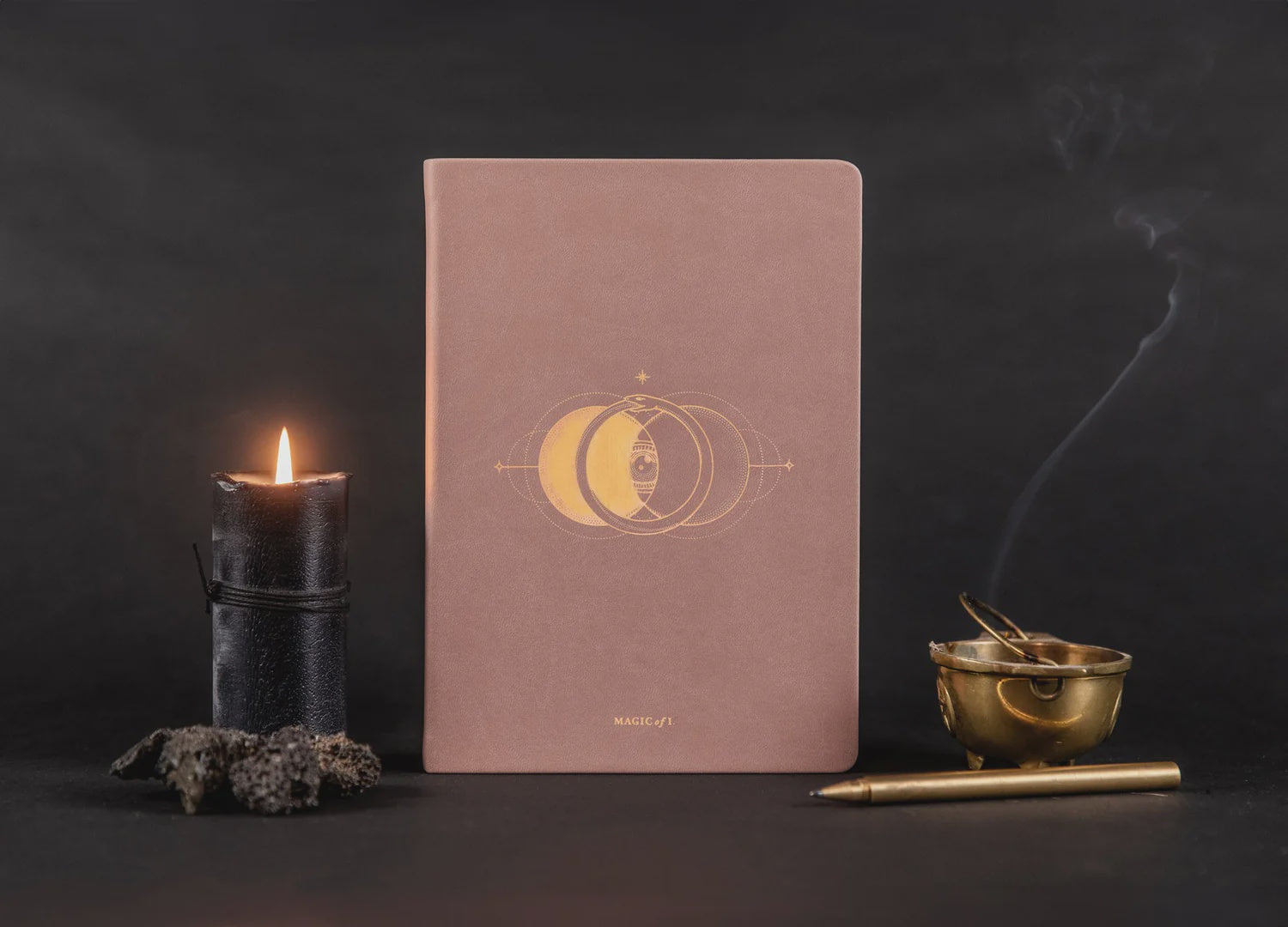 Magic Of I A5 Journal - Moon Loop Mushroon