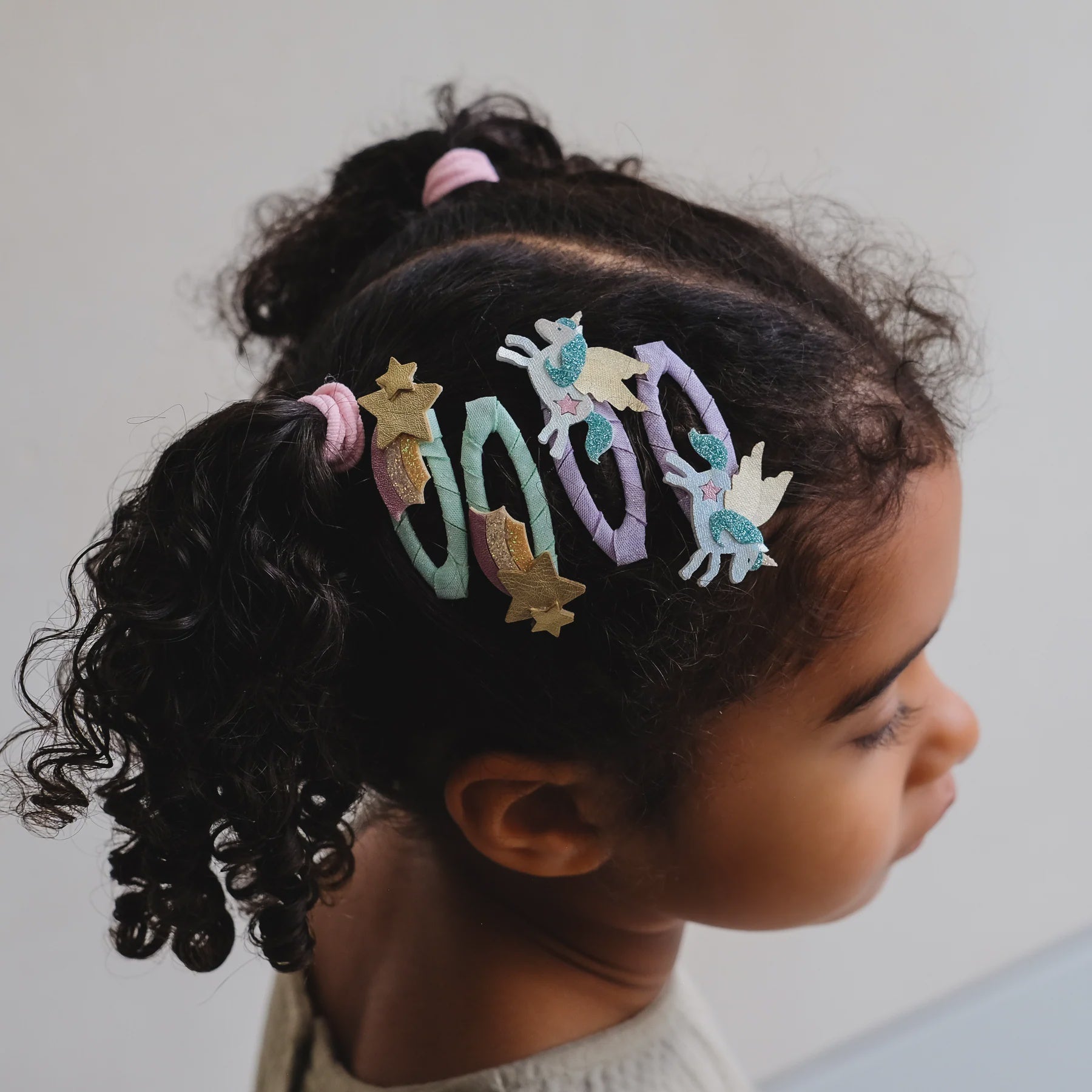 My Little Unicorn Clic Clac Clips - Set of 4